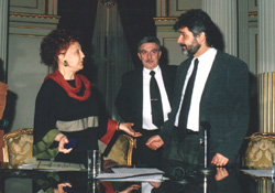Eva con Lic.Daniel Filmus (Ministro de Educación)